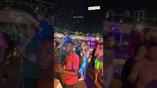 Msc Euribia pool party with msc friend lev gubenko ❤️ #msceuribia #poolparty #mscfriends