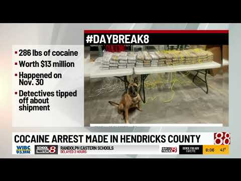 Impd Makes Cocaine Bust In Hendricks County