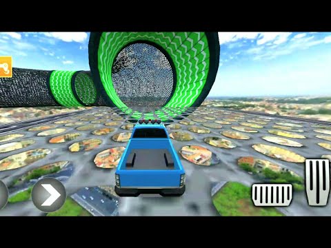 Prado Police Car Stunt Racing Ramp Car Stunt  Gameplay 2020