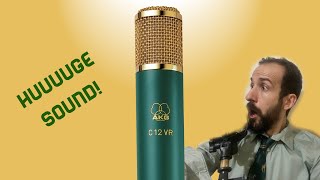 Meet the AKG C12 VR Reference Tube Condenser Microphone