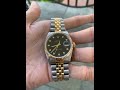 Rolex Datejust Black Diamond Dial, What A Beauty . 16233