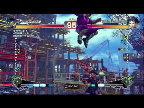 ginetta_g15 [M. Bison] vs. sobachinFC [Makoto] | SSF4 Arcade Edition