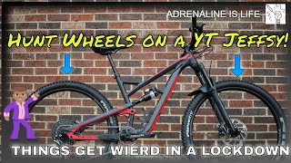 Hunt Trail Wide Wheels Upgrade. Dream YT Jeffsy Mountain Bike Build Part 3