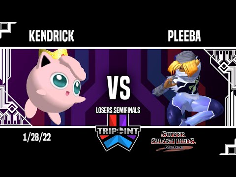 Joey's Birthday Bash - Losers Semifinals - Kendrick(Jigglypuff) Vs. Pleeba(Sheik)