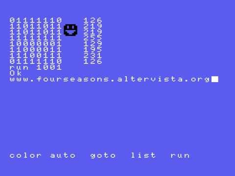 MSX - 8x8 Sprite Editor by BCO (BASIC)