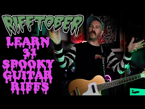 RIFFTOBER WEEK 1: Learn these 7 Spooky Guitar Riffs