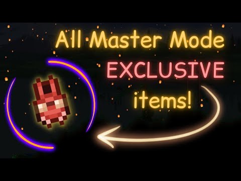 EVERY TERRARIA MASTERMODE ITEM and How to Get It!