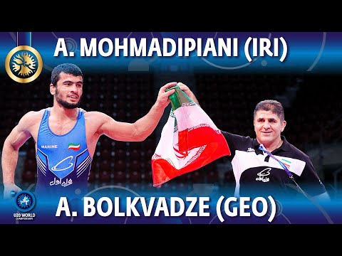 Alireza Mohmadipiani (IRI) vs Achiko Bolkvadze (GEO) - Final // U20 World Championships 2022