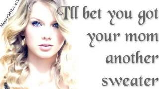 Taylor Swift- Christmases When You Were Mine (Lyrics)