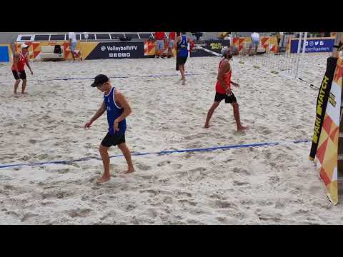 Пляжный волейбол. Чемпионат России 2020. Сочи. Лихолетов, Быканов, Семенов, Лешуков. Разминка