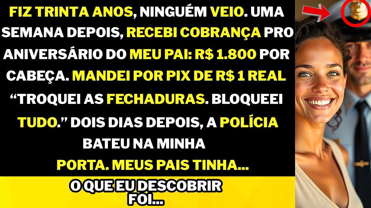 Fiz trinta anos, comemorei sozinha. Dias depois, fui “convidada” pros 50 anos do meu pai.