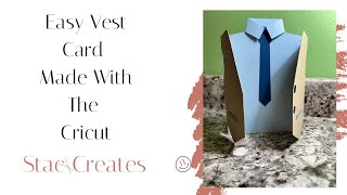 Cricut Vest Card