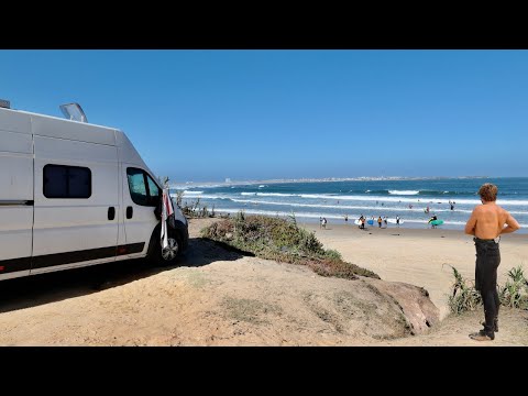 Surfing in PORTUGAL | 2-week cinematic van life adventure