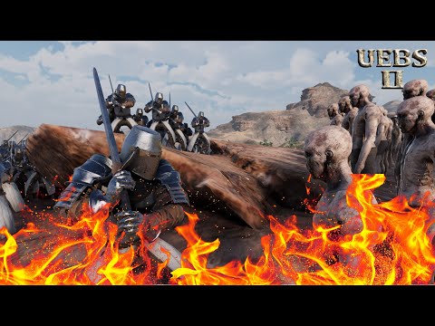 CAN 100,000 HEAVY KNIGHTS DESTROY THE ZOMBIE NEST? | Ultimate Epic Battle Simulator 2 | UEBS2