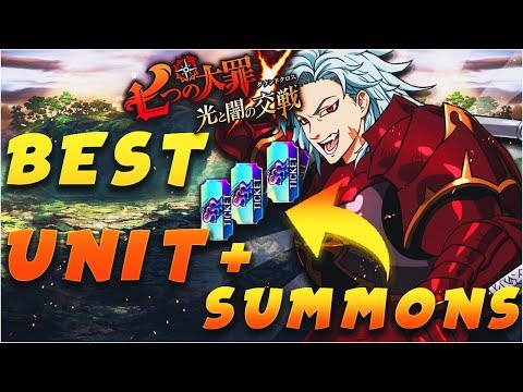 (BEST UNIT) GREEN BAN IS OUT AGAIN! + SSR TICKET SUMMONS FOR DUPES! | Seven Deadly Sins: Grand Cross