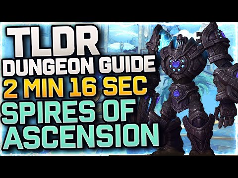 🔵TLDR: 2min Spires of Ascension MYTHIC Dungeon Guide | SHADOWLANDS