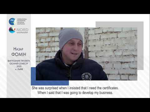 Video feedback of Nazar Fomin, graduate of the Ukraine-Norway project