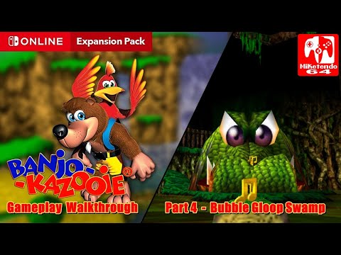 Banjo-Kazooie 100% Gameplay Walkthrough Part 4 (Bubble Gloop Swamp)