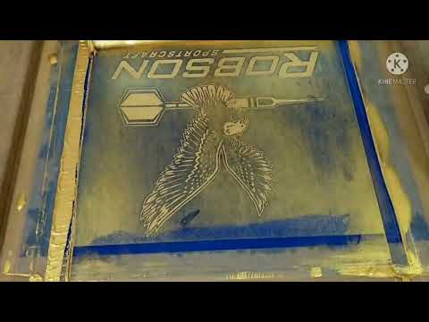ROBSON SPORTSCRAFT SILKSCREEN PRINTING ( GOLD )