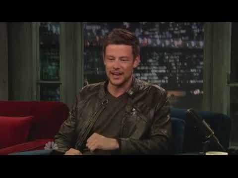 Cory Monteith interview on Jimmy Fallon