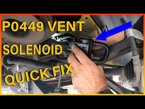 Code P0449 (EVAP) Vent Solenoid REPLACEMENT 2010 and up CHEVY CAMARO~ QUICK FIX~