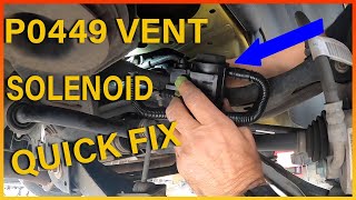 Code P0449 (EVAP) Vent Solenoid REPLACEMENT 2010 and up CHEVY CAMARO~ QUICK FIX~