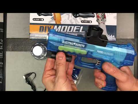 Showcase-Setup-Demo & FPS: VDD TOYS MK23 Pistol Style Gel Ball Blaster