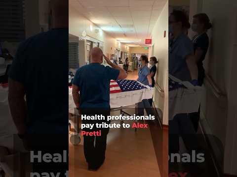 Health professionals pay tribute to Alex Pretti | AJ #shorts