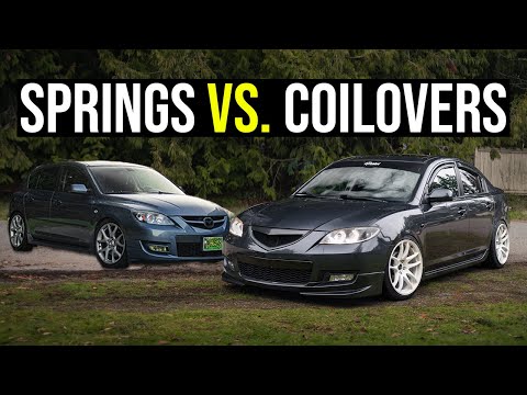 COILOVERS VS. LOWERING SPRINGS (Mazda 3)