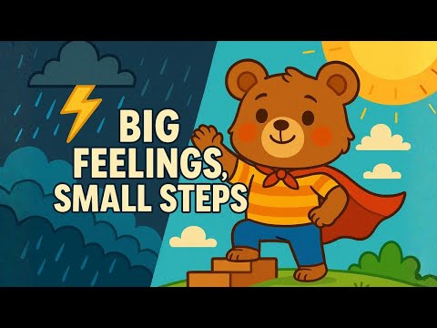 Große Gefühle, kleine Schritte | Emotionales Lied für Kinder | SEL-Beruhigungslied