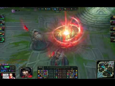 Faker Lulu vs Lissandra Midlane Faker Feeder HL ✔175