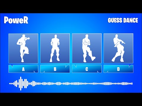 GUESS THE FORTNITE DANCE BY ITS MUSIC - Fortnite Challange - PART 1 | PoweR