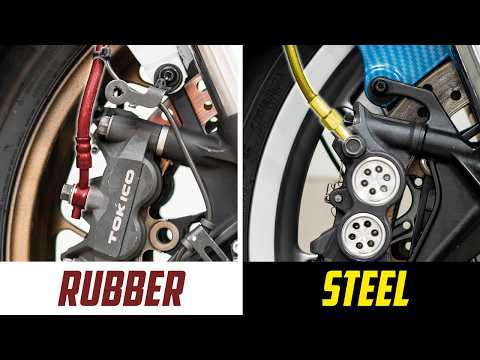 Steel vs Rubber Motorcycle Brake Lines | What's The Difference?