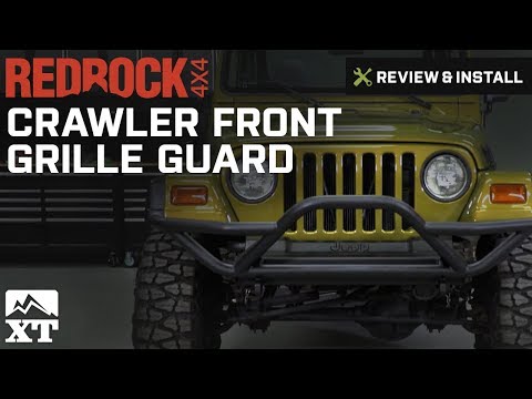 Jeep Wrangler RedRock 4x4 Rock Crawler Front Grille Guard (1987-2006 YJ & TJ) Review & Install