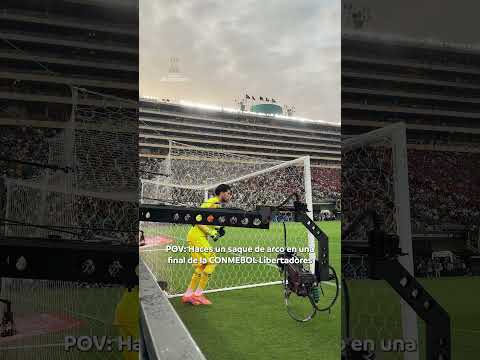 IMPOSIBLE ENCONTRAR UNA VISTA MEJOR DE UN SAQUE DE ARCO QUE ESTA 😍😁 CONMEBOL #LIBERTADORES