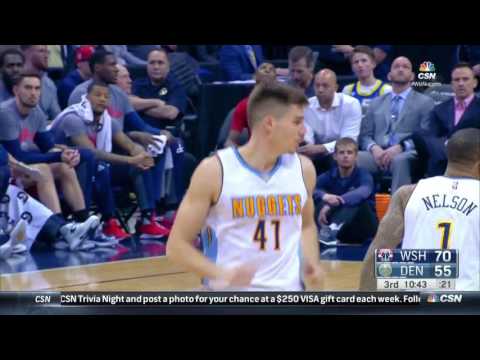 Juancho Hernangómez vs Wizards (8 - 3 - 2017)
