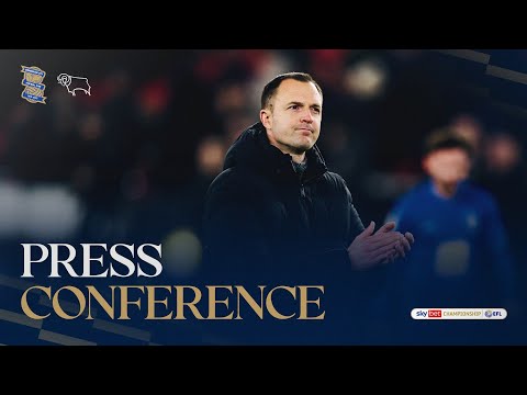 Press Conference | Chris Davies | Birmingham City v Derby County