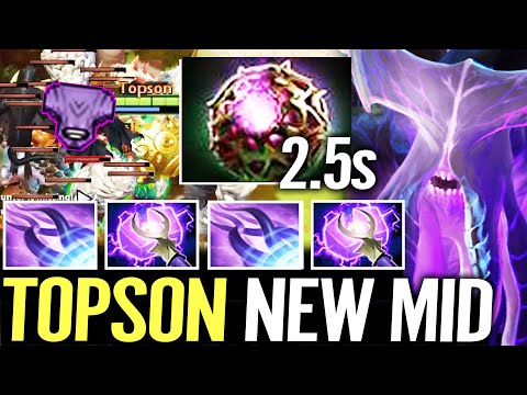 🔥 TOPSON Faceless Void 100% Brand NEW MID — Octarine + Shard Mjollnir 2.5s Blink GODLIKE Dota 2 Pro