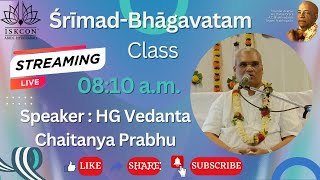 Krishna Katha ( Day-4 ) | HG Vedanta Chaitanya Pr | 05-09-2023 | ISKCON Hyderabad