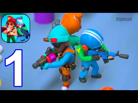 Survive Squad - Gameplay Walkthrough Part 1 Tutorial Chapter 1,2 New Weapons (iOS, Android)