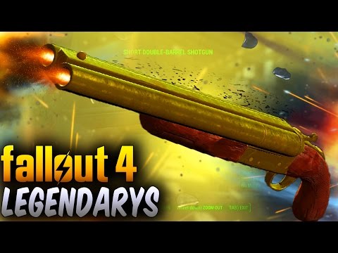 Fallout 4 How To Get Explosive Rare Legendary Weapons at Level 6-10 - Crazy Early Game Farming Spot