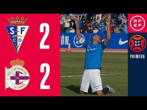 RESUMEN #PrimeraFederación | San Fernando CDI 2-2 RC Deportivo | Grupo 1 | Jornada 21
