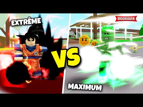 CACTUS VS GOKU EN MODE EXTRÊME ! BROOKHAVEN - ROBLOX