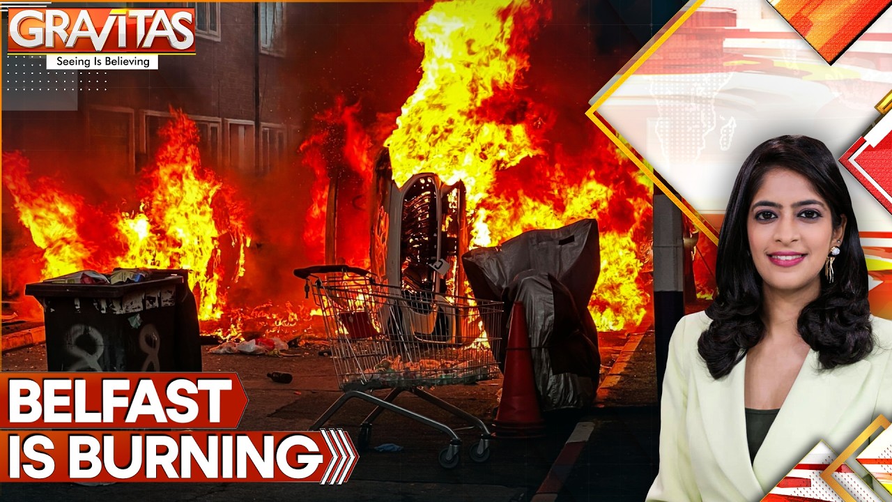 Belfast Riots: Buses Burn, Streets Boil Over Migrant Stabbing Shock | GRAVITAS