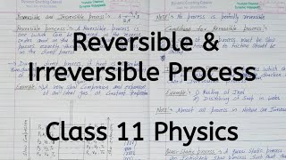 Reversible and Irreversible Process | Chapter 11 | Thermodynamics | Class 11 Physics