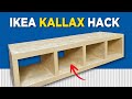 I Turned an IKEA Bookshelf into a Modern TV Console | IKEA HACK