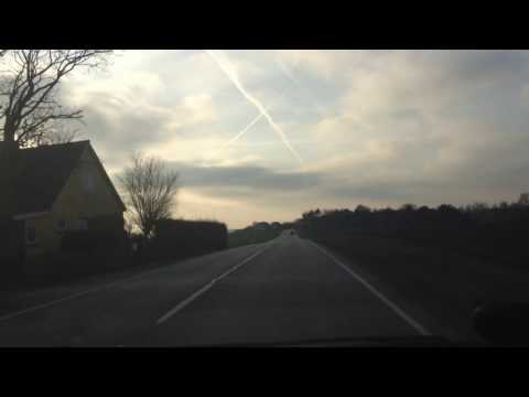 på vej ud af stege by