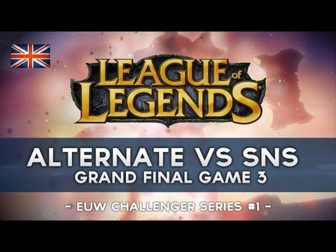 Alternate vs SNS Map 3 - Final of EUW Challenger Series #1