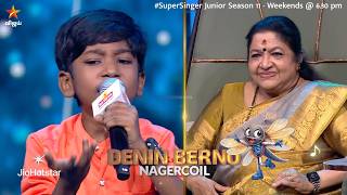 Download lagu Paadavaa Un Paadalai Song by #DeninBerno 🔥❤️ | Super Singer Junior 11 | Episode Promo mp3