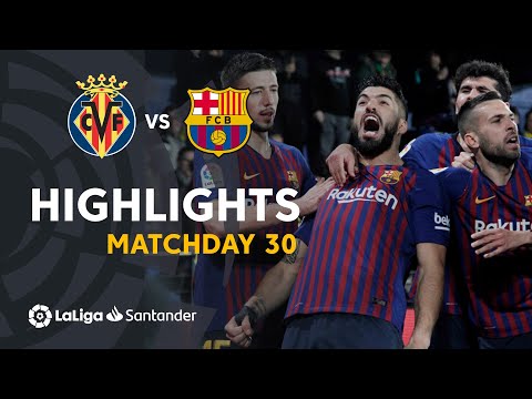 Highlights Villarreal CF vs FC Barcelona (4-4)